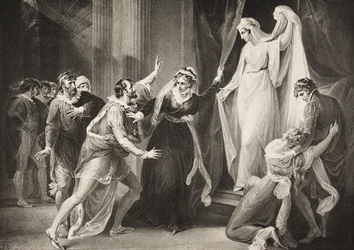 Une chapelle dans la maison de Paulina, Acte V, Scène III, de 