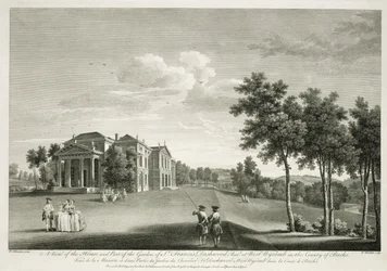 Vue de la maison et d