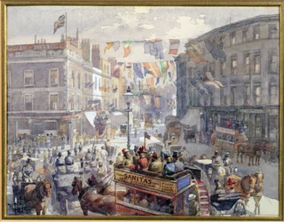 Le Jubilé, Kensington High Street, Londres, 1901