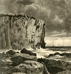 Falaise près de Beaver Bay, 1872
