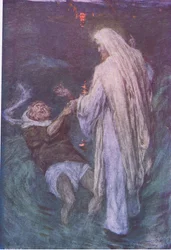 Christ marchant sur la mer, de L