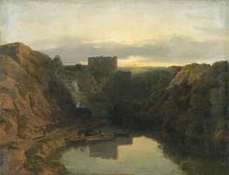 Château de Cilgerran (huile sur toile)
