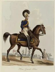 Horse Guards Blue, étude d