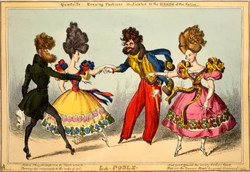 La Poule. Quadrille - Modes du soir, dédiées aux dirigeants de la nation, 1827