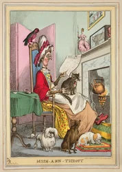 Miss-Ann-Thropy, publié par Thomas McLean, Londres