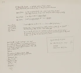 Notes accompagnant « Un baiser au Congrès », 1818