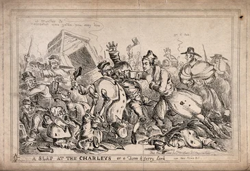 Robert Peel, en tant que bagarreur, s