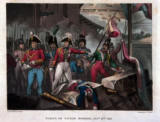 Prise de Ciudad Rodrigo le 19 janvier 1812, publié en 1818