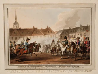 La rencontre des empereurs de Russie et d