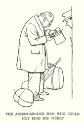 Illustration pour Railway Ribaldry par W Heath Robinson