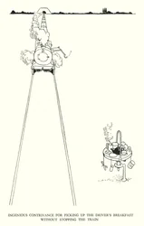 Illustration pour Railway Ribaldry par W Heath Robinson