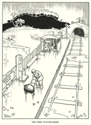 Illustration pour Railway Ribaldry par W Heath Robinson