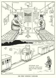 Illustration pour Railway Ribaldry par W Heath Robinson
