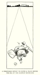 Illustration pour Railway Ribaldry par W Heath Robinson