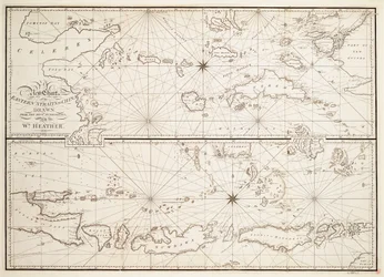 Nouvelle carte des détroits orientaux vers la Chine