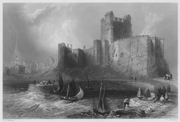 Château de Carrickfergus (gravure)