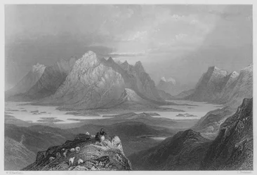 Vue de Cloonacartin Hill, Connemara