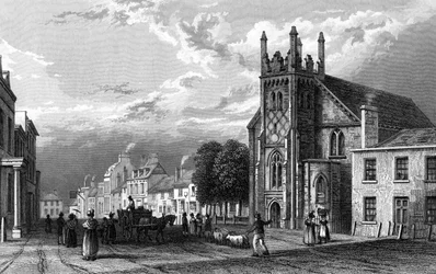 Billericay, Essex, gravé par Henry Wallis, 1833