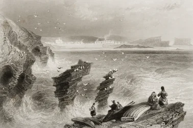 Kilkee, comté de Clare, Irlande, de 