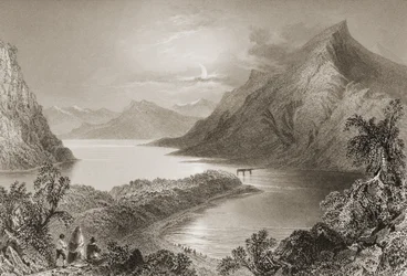 Lough Inagh, Connemara, Comté de Galway, de 
