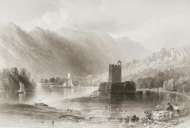 Château de Narrow Water, comté de Down, Irlande du Nord, extrait de 