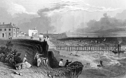 Walton on the Naze, Essex, gravé par William Tombleson, 1832