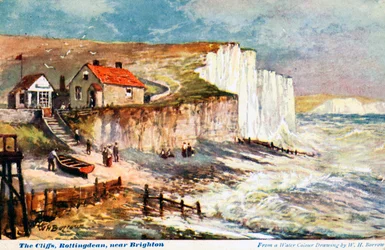 Les falaises, Rottingdean, près de Brighton, 1905