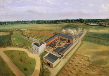 Tiptree Hall et ferme, Essex, c.1850-60