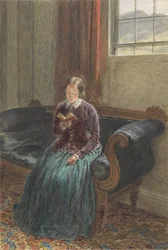 Une dame lisant, appelée Mme William Hunt