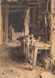 Intérieur de grange
