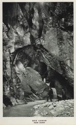 Canyons du Colorado : Box Canon, près de Ouray