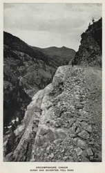 Canyons du Colorado : Uncompahgre Canon, route à péage Ouray et Silverton