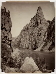 Currecanti Needle, Black Canyon du Gunnison, avant 1880