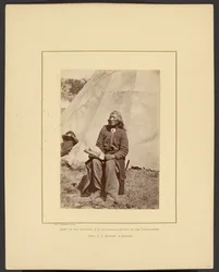[Washakie ou Shoots the Buffalo Running, Shoshone, Wind River Mountains, Wyoming]