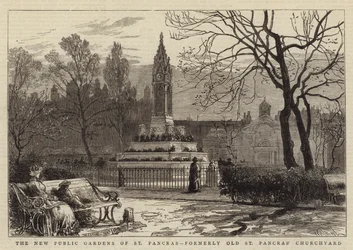 Les nouveaux jardins publics de St Pancras, anciennement le cimetière de l