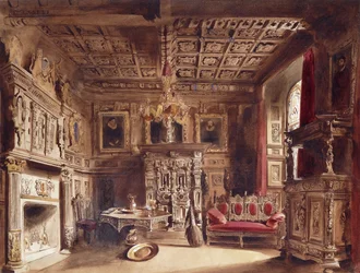 Une Chambre dans un Ancien Manoir