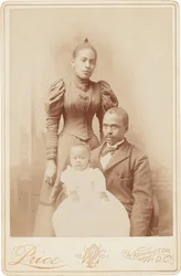 Matthew, Mary et Lawrence Taylor, c. 1894 (photo)
