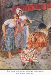 La Marraine Fée les toucha avec sa baguette, Cendrillon, 1925