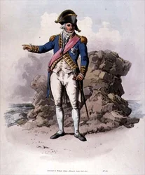 Amiral en uniforme complet, portant l