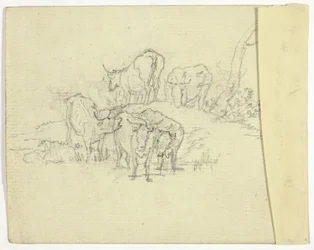 Bétail (recto); Le Charlatan (verso)