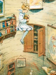 Alice au pays des merveilles, planche de livre