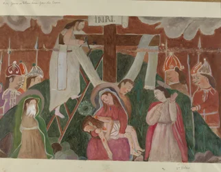 Station de la Croix n° 13 : Jésus est descendu de la croix