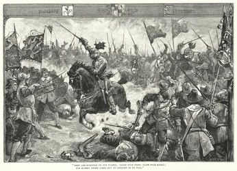 La bataille de Naseby