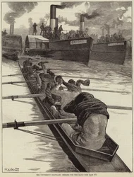 La course de bateaux universitaires, préparation pour la course
