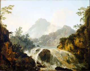 Une cascade dans la vallée de Tuaruru, Tahiti