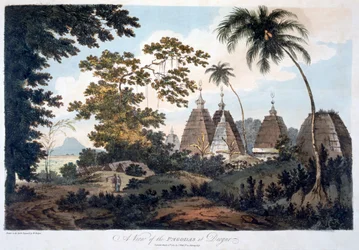 Pagodes à Deogur, 1787