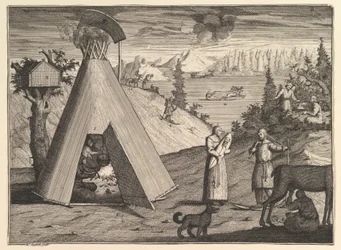 Une hutte lapone, Voyages d