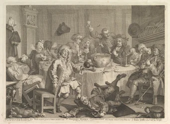 Une conversation moderne à minuit, mars 1732