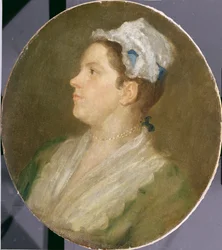 Anne Hogarth (1701-71), vers 1740 (avant conservation)