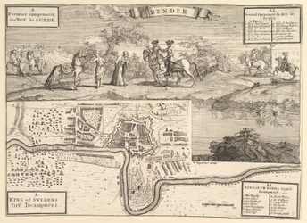Charles XII à Bender, Voyages d